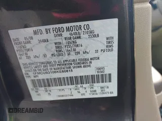 2008 Ford Escape XLT с VIN 1FMCU93108KE60815, выставлен на аукционе IAAI как лот 42504139 с пробегом 138 911 миль миль и . История ставок и продаж доступна на DreamBid. Изображение 9.