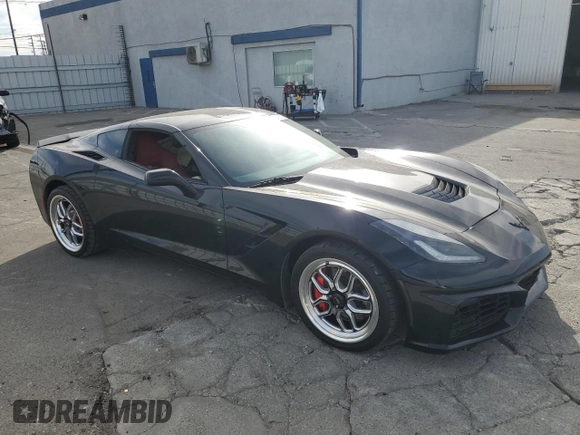 2016 Chevrolet Corvette Z51 1LT with VIN 1G1YH2D7XG5121848, listed as a Copart auction lot 84236794 with 61,516 mi miles and Salvage Title. Bid and sale history available at carsss.com. Image 4.