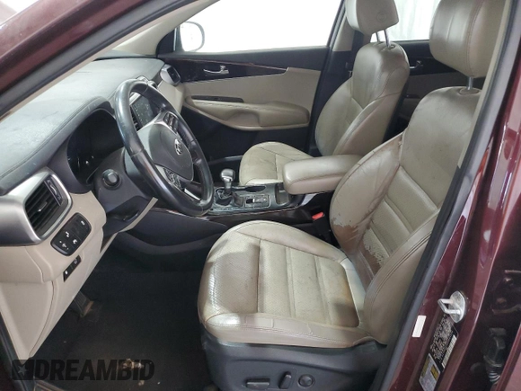 2019 Kia Sorento EX with VIN 5XYPH4A54KG464334, listed as a Copart auction lot 70758104 with 63,938 mi miles and Salvage Title. Bid and sale history available at DreamBid. Image 7.