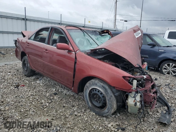 2006 Toyota Camry STD with VIN 4T1BE32K46U158803, listed as a Copart auction lot 45568444 with 0 mi miles and Salvage Title. Bid and sale history available at carsss.com. Image 4.