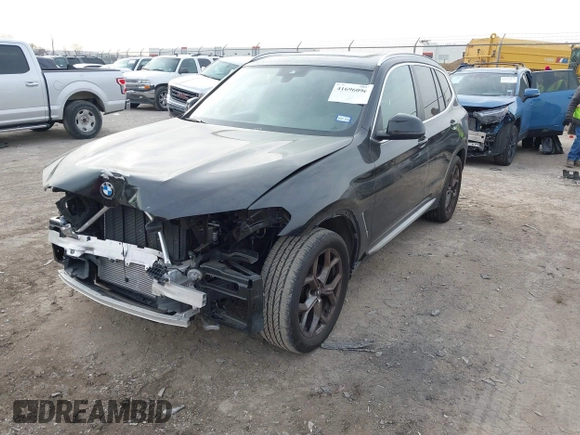 2023 BMW X3 sDrive30i with VIN 5UX43DP01P9S20838, listed as a IAAI auction lot 41696096 with 40,922 mi miles and . Bid and sale history available at DreamBid. Image 18.