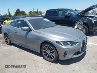 2026 BMW 4 Series 430i xDrive with VIN WBA63DA03TCU98752, listed as a IAAI auction lot 42574775 with 3,135 mi miles and . Bid and sale history available at DreamBid. Image 1.