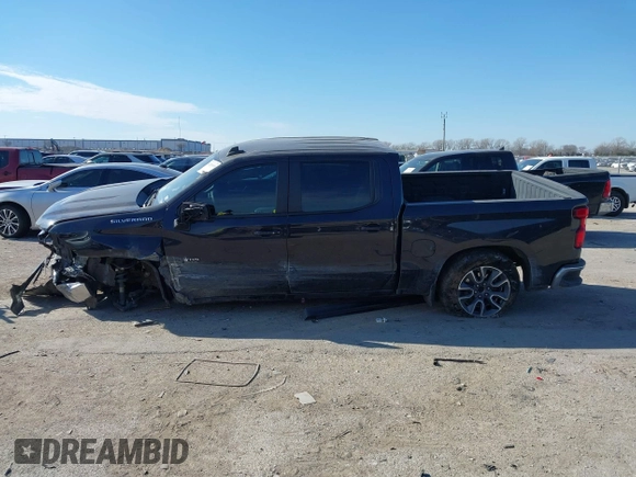 2022 Chevrolet Silverado 1500 LT with VIN 1GCPACED7NZ618721, listed as a IAAI auction lot 41281059 with 122,789 mi miles. Bid and sale history available at carsss.com. Image 14.