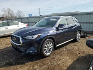 2021 Infiniti QX50 Luxe z VIN 3PCAJ5BB1MF107546, wystawiony jako Copart lot #48239895 z przebiegiem 55 296 mil mil oraz Szkody całkowita. Historia ofert i sprzedaży dostępna na DreamBid. Obrazek 1.