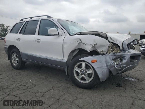 2002 Hyundai Santa Fe GLS with VIN KM8SC73D02U311622, listed as a Copart auction lot 71742874 with 99,807 mi miles and Salvage Title. Bid and sale history available at carsss.com. Image 4.