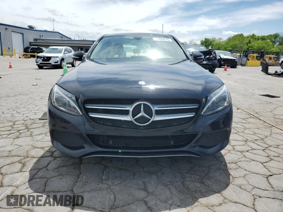 2015 Mercedes-Benz C-Class C 300 Luxury with VIN 55SWF4KB7FU064561, listed as a Copart auction lot 52489215 with 185,244 mi miles and Salvage Title. Bid and sale history available at carsss.com. Image 5.