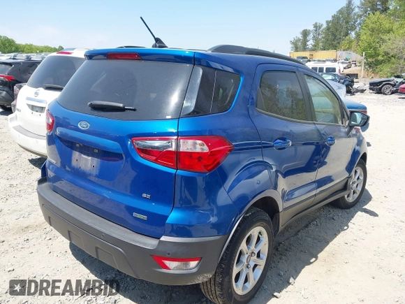 2020 Ford EcoSport SE z VIN MAJ3S2GE9LC311360, wystawiony jako IAAI lot #42031058 z przebiegiem 46 365 mil mil oraz . Historia ofert i sprzedaży dostępna na DreamBid. Obrazek 4.