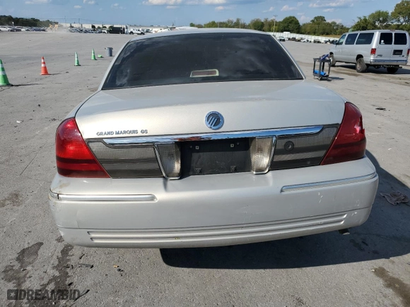 2007 Mercury Grand Marquis GS with VIN 2MEFM74V57X603310, listed as a Copart auction lot 70229064 with 119,536 mi miles and Salvage Title. Bid and sale history available at carsss.com. Image 6.