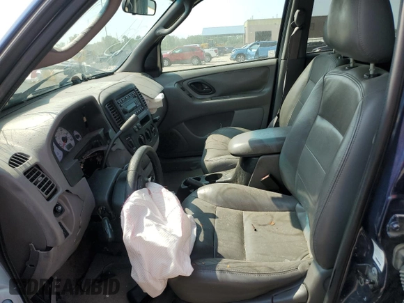 2002 Ford Escape XLT Choice with VIN 1FMYU04122KA51299, listed as a Copart auction lot 59089055 with Not provided miles and Salvage title. Bid and sale history available at DreamBid. Image 7.