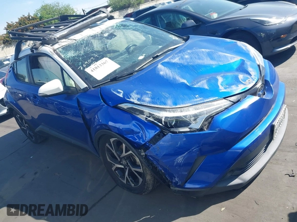 2019 Toyota C-HR XLE with VIN JTNKHMBX5K1043079, listed as a IAAI auction lot 41813367 with 77,879 mi miles and . Bid and sale history available at DreamBid. Image 1.