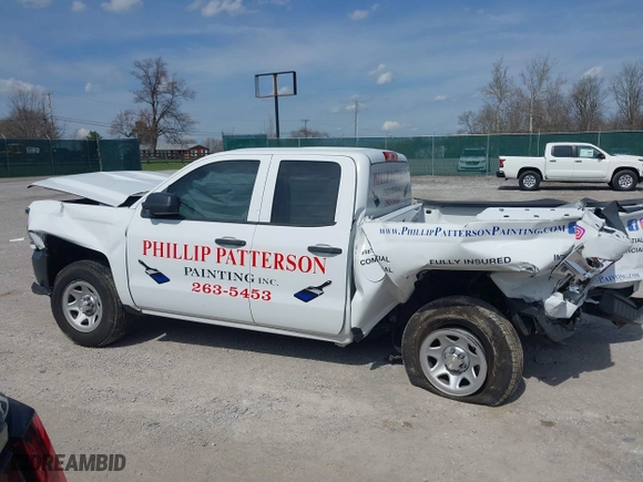 2018 Chevrolet Silverado 1500 Work Truck with VIN 1GCVKNEC2JZ197105, listed as a IAAI auction lot 41853258 with 105,346 mi miles. Bid and sale history available at carsss.com. Image 14.