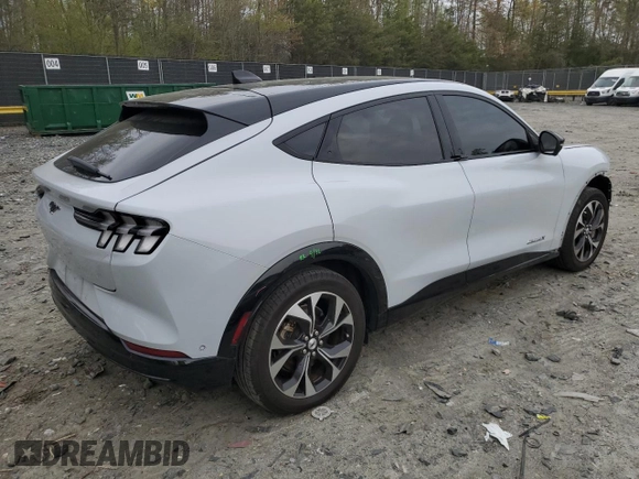 2021 Ford Mustang Mach-E Premium with VIN 3FMTK3R73MMA65934, listed as a Copart auction lot 52393445 with 46,272 mi miles and Salvage title. Bid and sale history available at DreamBid. Image 3.