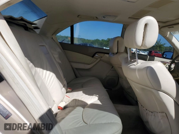 2006 Mercedes-Benz S 500 with VIN WDBNG75JX6A483736, listed as a Copart auction lot 53424695 with 86,999 mi miles and Salvage Title. Bid and sale history available at DreamBid. Image 10.