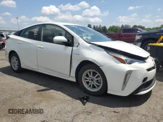 2020 Toyota Prius LE with VIN JTDL9RFU5L3017235, listed as a Copart auction lot 64452855 with Not provided miles and Salvage title. Bid and sale history available at DreamBid. Image 4.