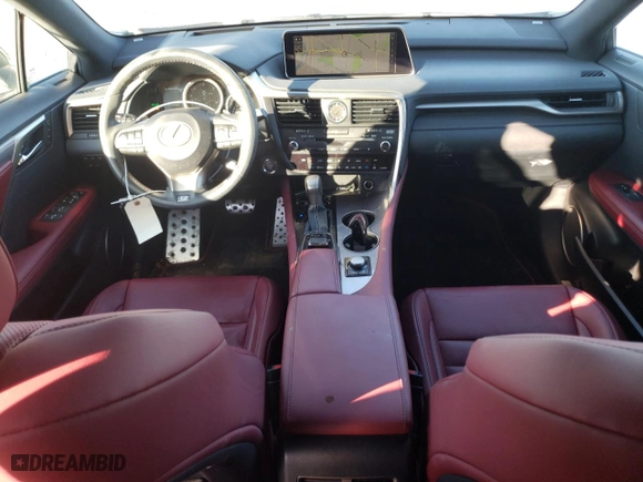 2019 Lexus RX with VIN 2T2BZMCA2KC205558, listed as a Copart auction lot 46834505 with 63,428 mi miles and Salvage Title. Bid and sale history available at carsss.com. Image 8.