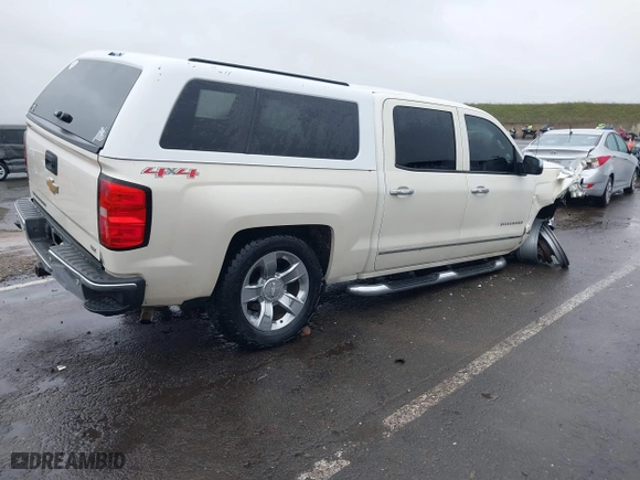 2014 Chevrolet Silverado 1500 LTZ with VIN 3GCUKSEC0EG445366, listed as a IAAI auction lot 41526222 with 1 mi miles. Bid and sale history available at carsss.com. Image 4.