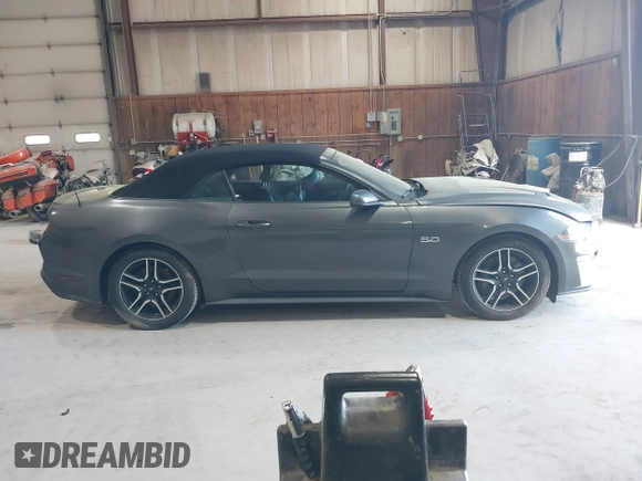 2019 Ford Mustang GT Premium with VIN 1FATP8FF4K5171686, listed as a IAAI auction lot 42073812 with 128,768 mi miles. Bid and sale history available at carsss.com. Image 13.