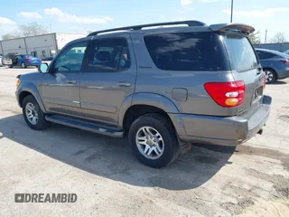 2003 Toyota Sequoia Limited with VIN 5TDBT48AX3S163180, listed as a IAAI auction lot 42129050 with 125,086 mi miles and . Bid and sale history available at DreamBid. Image 3.