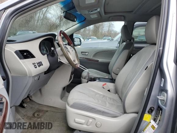 2012 Toyota Sienna XLE with VIN 5TDDK3DC6CS033619, listed as a Copart auction lot 52603245 with 225,740 mi miles and Clean Title. Bid and sale history available at carsss.com. Image 7.