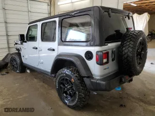 2023 Jeep Wrangler 4xe with VIN 1C4JJXN64PW630179, listed as a Copart auction lot 44457744 with 27,905 mi miles and Clean Title. Bid and sale history available at carsss.com. Image 2.