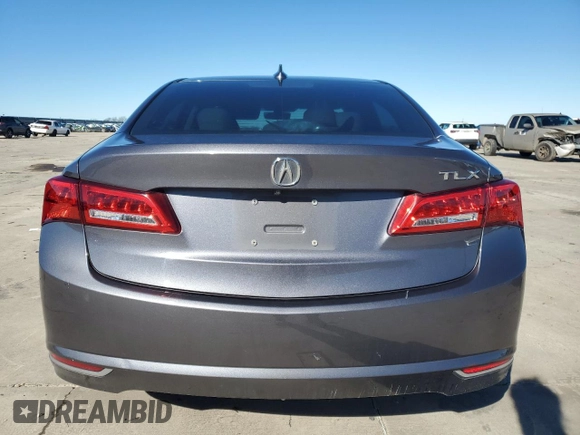 2018 Acura TLX w/Technology Pkg with VIN 19UUB1F57JA005679, listed as a Copart auction lot 87848785 with 0 mi miles and Salvage Title. Bid and sale history available at carsss.com. Image 6.