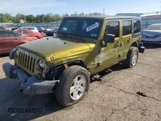 2008 Jeep Wrangler Unlimited X with VIN 1J4GB39108L505868, listed as a Copart auction lot 54970455 with 225,794 mi miles and Salvage Title. Bid and sale history available at DreamBid. Image 1.