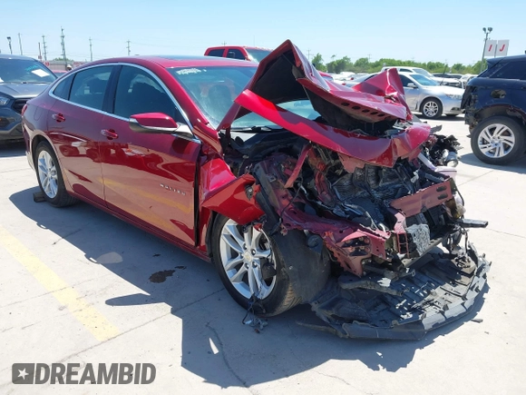 2018 Chevrolet Malibu LT with VIN 1G1ZD5ST8JF147092, listed as a IAAI auction lot 41980519 with Not Provided miles and . Bid and sale history available at DreamBid. Image 1.