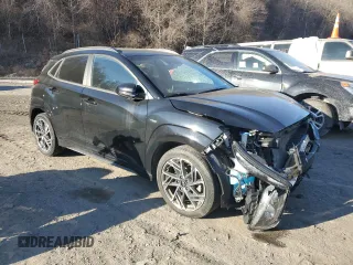 2022 Hyundai Kona N Line with VIN KM8K3CA33NU773941, listed as a Copart auction lot 86477754 with 51,259 mi miles and Salvage Title. Bid and sale history available at carsss.com. Image 4.