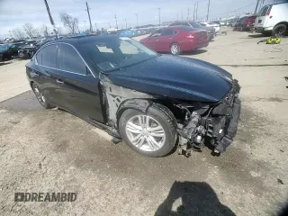 2019 Infiniti Q50 3.0t LUXE with VIN JN1EV7AP4KM543314, listed as a Copart auction lot 49647465 with 63,189 mi miles and Salvage Title. Bid and sale history available at carsss.com. Image 10.