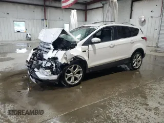 2019 Ford Escape Titanium with VIN 1FMCU9J97KUA85865, listed as a Copart auction lot 56643135 with Not provided miles and Salvage title. Bid and sale history available at DreamBid. Image 1.