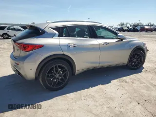2019 Infiniti QX30 Essential with VIN SJKCH5CP1KA010638, listed as a Copart auction lot 47231025 with 62,393 mi miles and Salvage title. Bid and sale history available at DreamBid. Image 3.