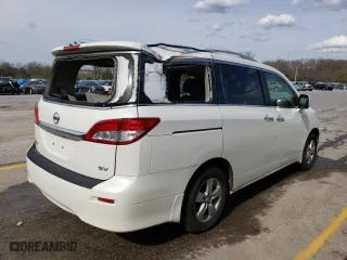 2014 Nissan Quest SV with VIN JN8AE2KP5E9105443, listed as a Copart auction lot 49068224 with 54,169 mi miles and Salvage Title. Bid and sale history available at carsss.com. Image 3.