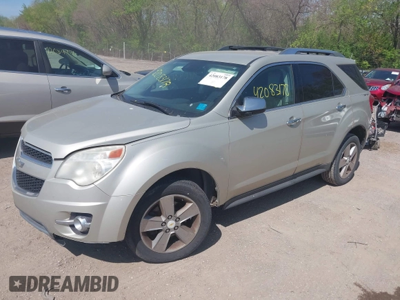 2013 Chevrolet Equinox LTZ with VIN 2GNFLFE3XD6207717, listed as a IAAI auction lot 42083178 with 219,888 mi miles. Bid and sale history available at carsss.com. Image 2.