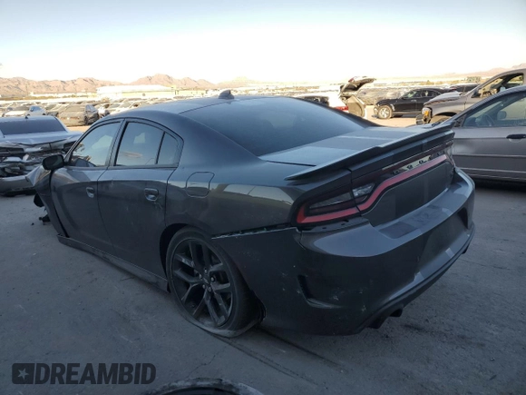 2022 Dodge Charger R/T with VIN 2C3CDXCT8NH203337, listed as a Copart auction lot 44342385 with 15,751 mi miles and Salvage Title. Bid and sale history available at carsss.com. Image 2.