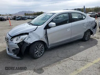 2019 Mitsubishi Mirage G4 ES with VIN ML32F3FJ3KHF14489, listed as a Copart auction lot 49259665 with 46,694 mi miles and Salvage Title. Bid and sale history available at carsss.com. Image 1.