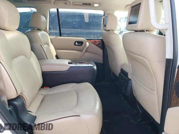 2018 Nissan Armada Platinum with VIN JN8AY2NE8J9732438, listed as a Copart auction lot 56233785 with 122,870 mi miles and Salvage title. Bid and sale history available at DreamBid. Image 11.