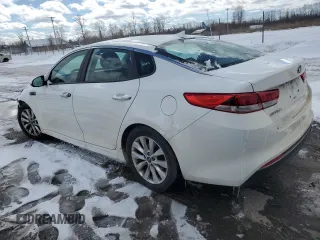 2017 Kia Optima LX z VIN 5XXGT4L39HG161010, wystawiony jako Copart lot #48116305 z przebiegiem 157 772 mil mil oraz Nie do naprawy • Non repairable. Historia ofert i sprzedaży dostępna na DreamBid. Obrazek 2.