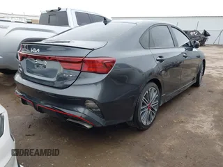 2023 Kia Forte GT with VIN 3KPF44AC8PE541278, listed as a IAAI auction lot 41706793 with 61,029 mi miles and . Bid and sale history available at carsss.com. Image 4.