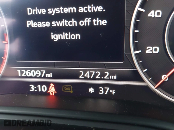 2018 Audi Q5 Prestige with VIN WA1CNAFY2J2062744, listed as a IAAI auction lot 41401459 with 126,097 mi miles. Bid and sale history available at carsss.com. Image 16.