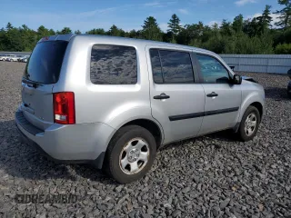 2012 Honda Pilot LX with VIN 5FNYF4H23CB005813, listed as a Copart auction lot 66602484 with Not Provided miles and Salvage Title. Bid and sale history available at carsss.com. Image 3.