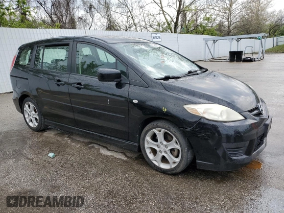 2008 Mazda 5 Sport z VIN JM1CR293680321578, wystawiony jako Copart lot #53644735 z przebiegiem 178 992 mil mil oraz Szkoda całkowita • Salvage title. Historia ofert i sprzedaży dostępna na DreamBid. Obrazek 4.