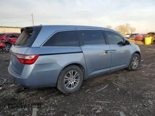 2012 Honda Odyssey EX-L with VIN 5FNRL5H64CB002814, listed as a Copart auction lot 44134505 with 131,235 mi miles and Salvage Title. Bid and sale history available at carsss.com. Image 3.