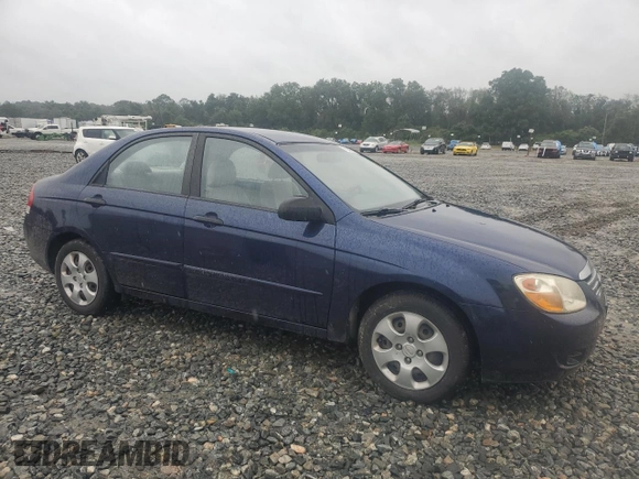 2008 Kia Spectra EX with VIN KNAFE122385539823, listed as a Copart auction lot 71399374 with 142,989 mi miles and Salvage Title. Bid and sale history available at carsss.com. Image 4.