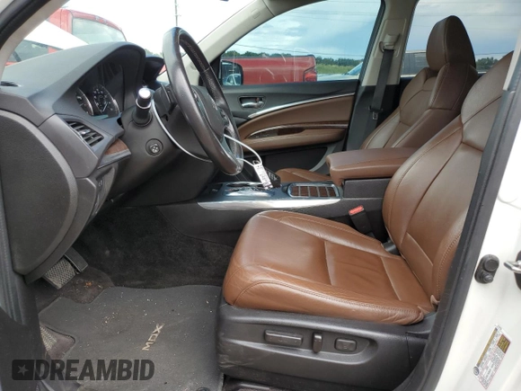 2017 Acura MDX w/Technology Pkg with VIN 5FRYD4H54HB034789, listed as a Copart auction lot 62224633 with 90,787 mi miles. Bid and sale history available at carsss.com. Image 7.
