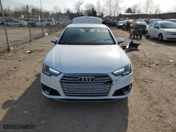 2019 Audi A4 Premium with VIN WAUDNAF48KA035012, listed as a Copart auction lot 49028765 with NaN miles and Salvage Title. Bid and sale history available at carsss.com. Image 5.