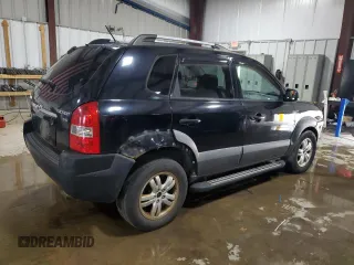 2008 Hyundai Tucson SE with VIN KM8JN72DX8U851835, listed as a Copart auction lot 52981045 with 190,552 mi miles and Clean Title. Bid and sale history available at carsss.com. Image 3.