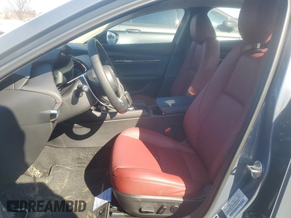 2025 Mazda 3 S Carbon Edition with VIN JM1BPBCM0S1757508, listed as a Copart auction lot 44410305 with 358 mi miles and Salvage Title. Bid and sale history available at DreamBid. Image 7.