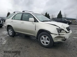 1999 Lexus RX 300 Luxury SUV with VIN JT6HF10U5X0006467, listed as a Copart auction lot 49979895 with 263,450 mi miles and Salvage Title. Bid and sale history available at carsss.com. Image 4.