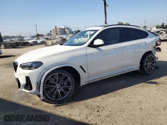 2024 BMW X4 xDrive30i with VIN 5UX33DT09R9W50136, listed as a Copart auction lot 46949595 with 6,467 mi miles and Salvage Title. Bid and sale history available at carsss.com. Image 1.