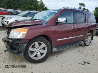2011 Nissan Armada SV z VIN 5N1BA0ND2BN600893, wystawiony jako Copart lot #58155965 z przebiegiem 159 729 mil mil oraz Szkoda całkowita • Salvage title. Historia ofert i sprzedaży dostępna na DreamBid. Obrazek 1.